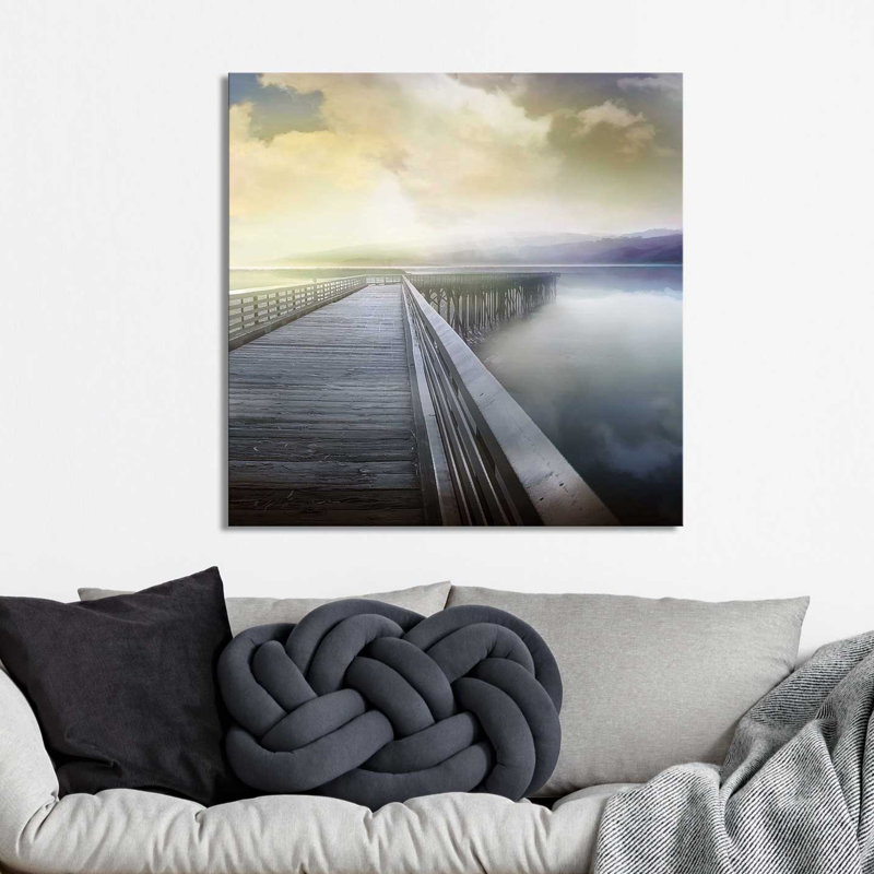 «Hazy Morning», reproduction de photo, H 18 po x l 30 po x P 1 po, Toile tendue