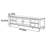 American rural solid wood style TV stand