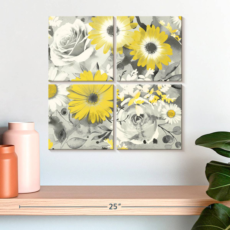 Harnek Yellow, 18" H x 18" W