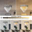 Lustre à plusieurs niveaux avec lumière en cristal-223817169-223817163-223817171