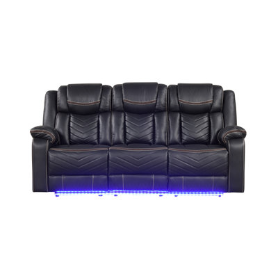 Jahshaun 81'' Upholstered Reclining Sofa
