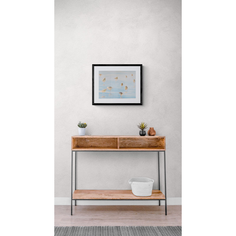 Birds By The Waters Edge Print by Phyllis Adams, 25.25" H x 31.25" W