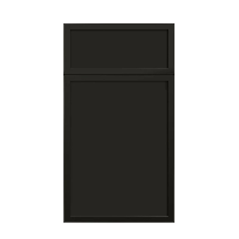 Échantillon de porte d'armoire mince Kindwood Eco, Noir