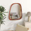 Miroir asymétrique en bois manufacturé Ilan