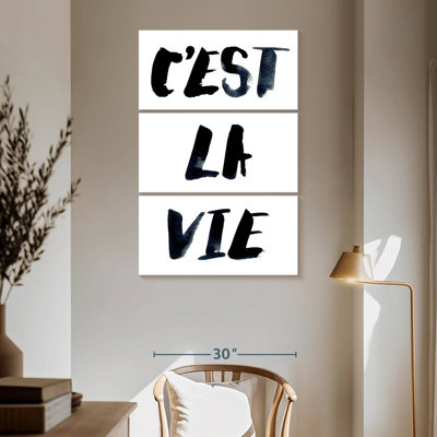 C'est La Vie Typographie II