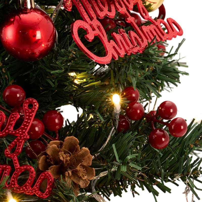1.8' H Lighted Artificial Christmas Tree