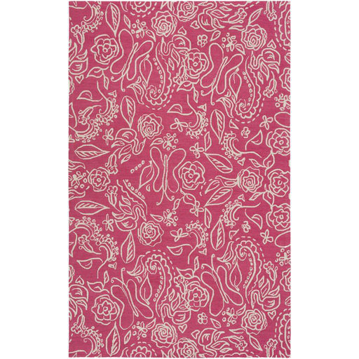 Harley Rectangle Floral Handmade Wool Rug