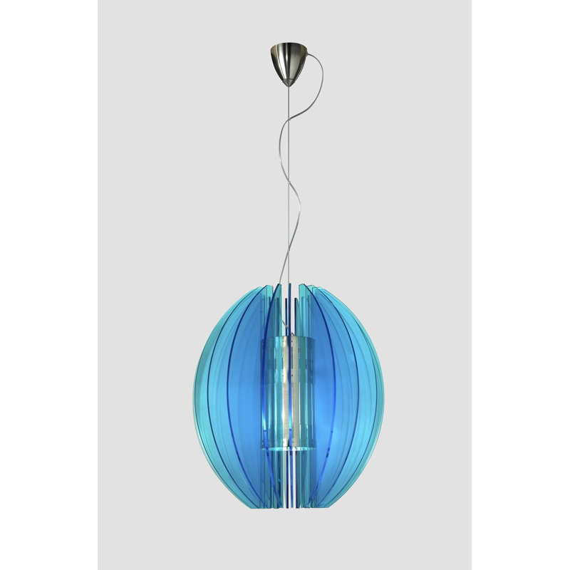 Mercer 1 - Light Sphere Pendant, Blue
