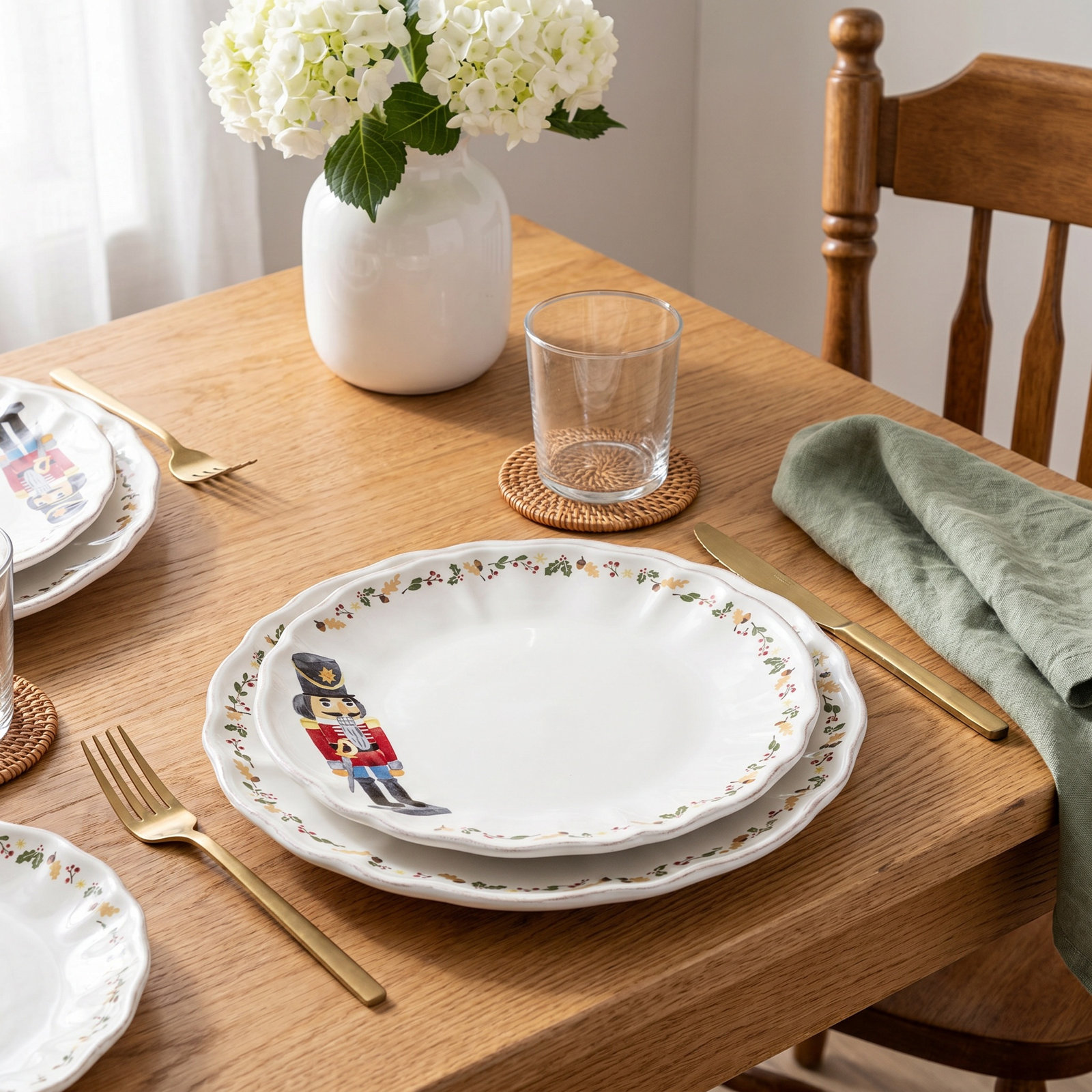Costa Nova Nutcracker Dinner Plate