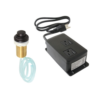 Kingston Brass Gourmetier Dual Outlet Garbage Disposal Air Switch Kit