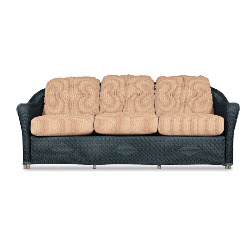 Reflections Outdoor 3 - Seat Patio Sofa, Hansen Dove, Denim Blue
