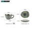 Stoneware Cappuccino Cup and Saucer-1161084191