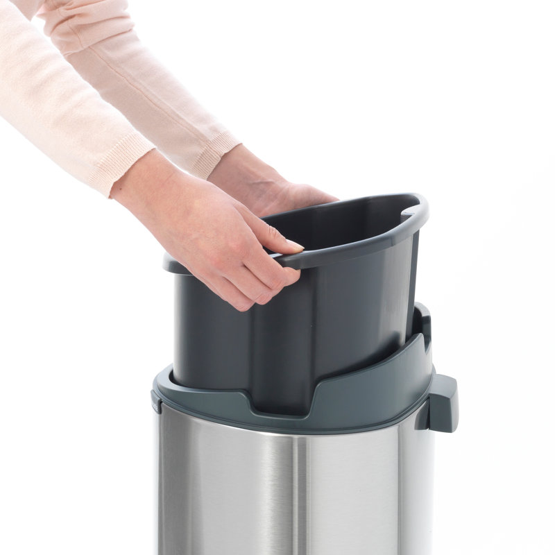 Brabantia Touch Bin New Recycle 40L, Matt Steel (Fingerprint Proof)