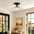 1-Light Modern Semi Flush Mount Ceiling Light for Entryway