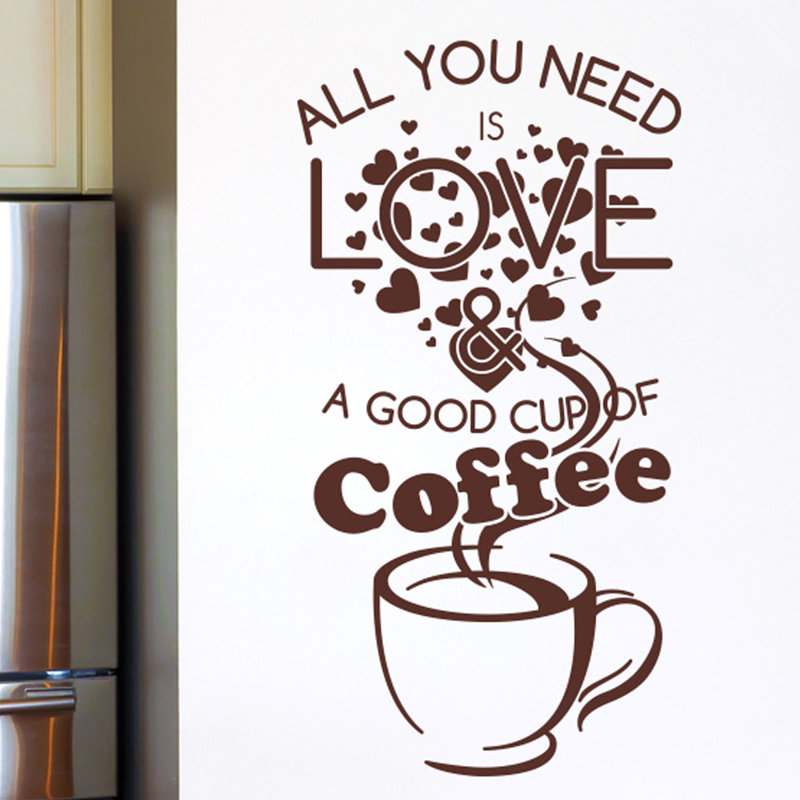 Non-Wall Damaging Wall Decal, Brown