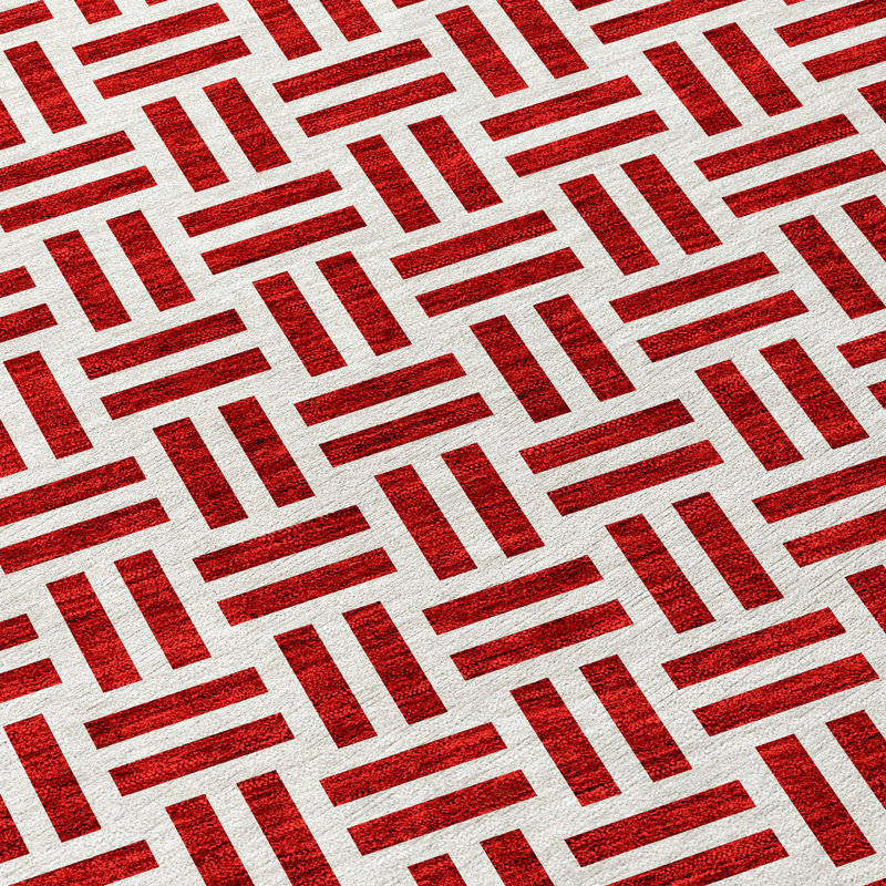 Aquaisha Geometric Indoor Rug, Rectangle 5' x 7'6"