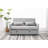 Kusilvak 58'' Velvet Sofa-1823721998