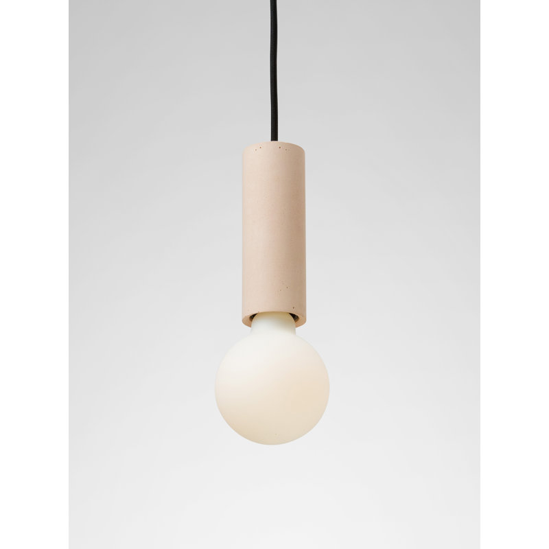 Abriona 1 - Light Bulb Pendant, Peach
