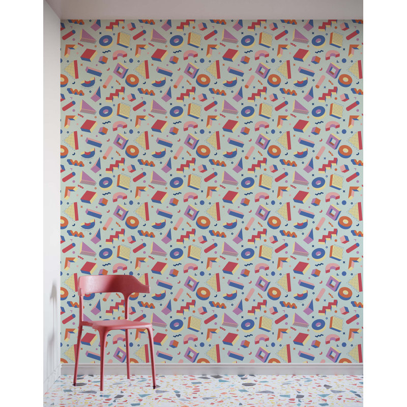 Finnik 7m x 75cm Wallpaper Roll, Blue