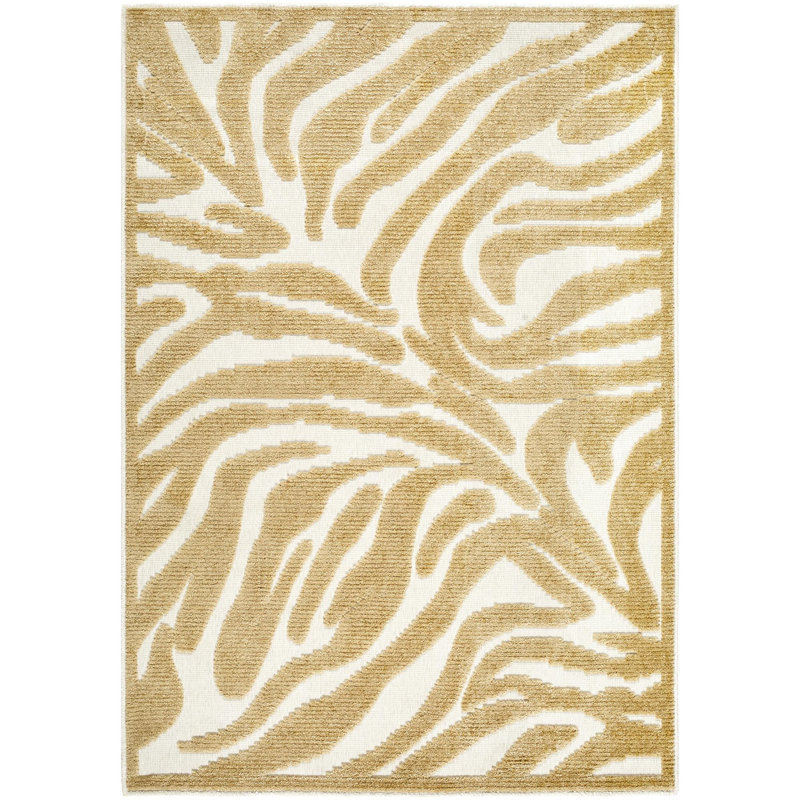 Grannis Machine Washable Indoor Area Rug, Rectangle 5' x 7'2"