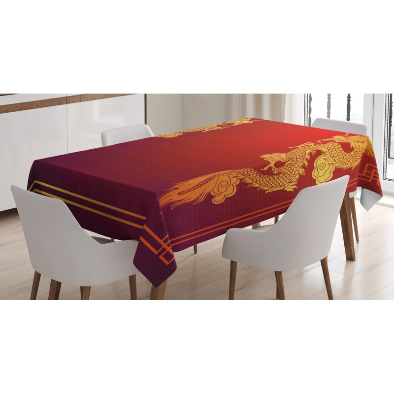 Geometric Tablecloth, 84" L x 60" W