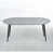 Plateau gris / base noire