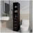 Piñon Bathroom Linen Cabinet with Glass Door and Drawers, Wengue