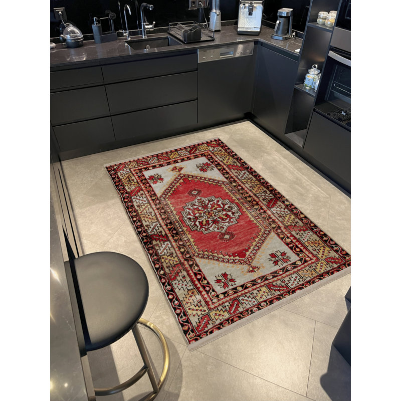 Tapis rectangulaire Vontae, Tapis de couloir 4 pi x 9 pi 11 po