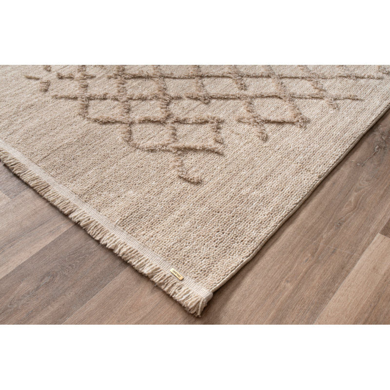 Tapis en coton Jurjen, Tapis de couloir 6 pi 7 po x 13 pi 2 po