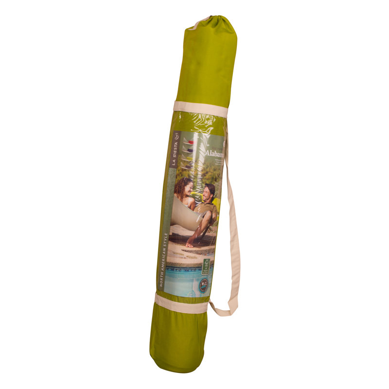 Avocado Green Quilted Kingsize Spreader Bar Hammock