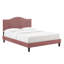 Lit plateforme en velours cendré Juniper Channel-1816866228-1816866230