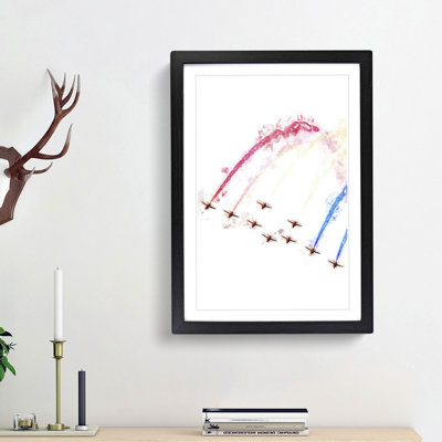 The Red Arrows - Picture Frame Painting Print
