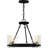 Alyworth 4-Light Matte Black Chandelier