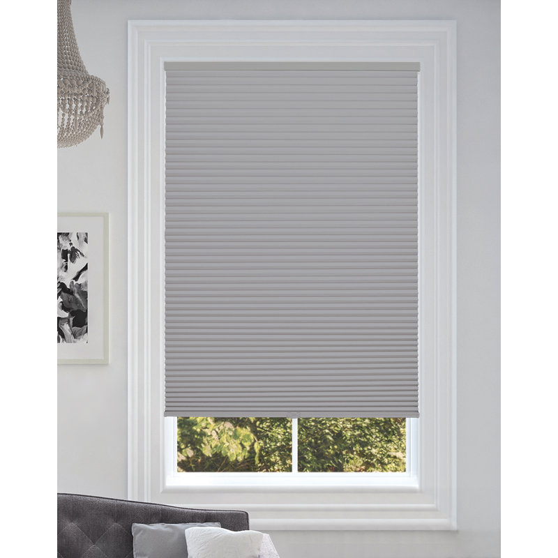 Store occultant sans cordon, L 22,5 po x L 48 po, Gris luisant