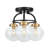 Afeni Glass Semi Flush Mount