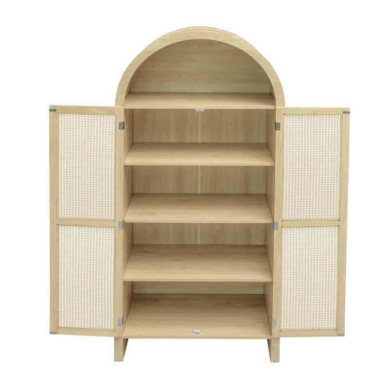 70.28" Tall Arched Kitchen Pantry
