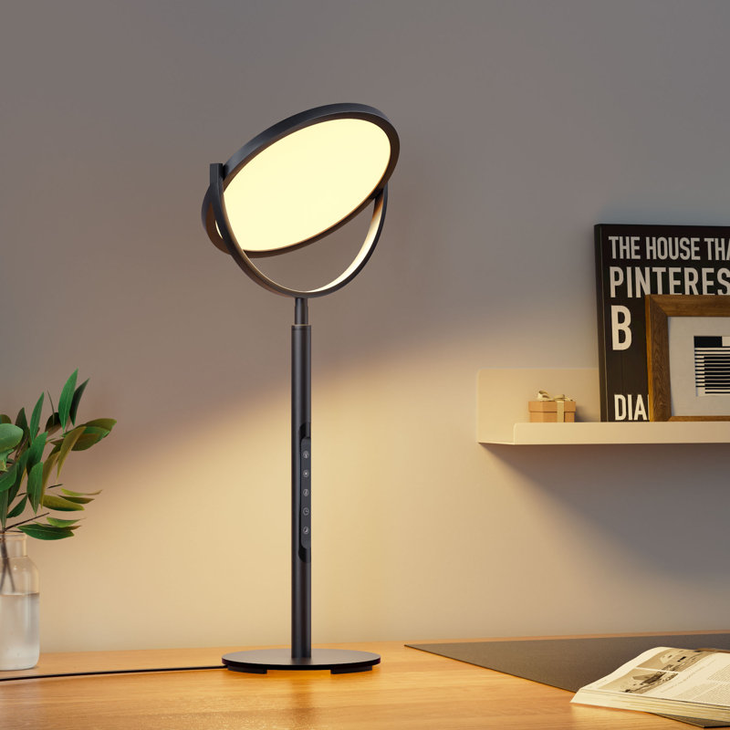 Lampe de table à intensité variable 22 pouces avec minuterie et contrôle tactile, lampe de bureau pour la chambre à coucher, le bureau, la lecture