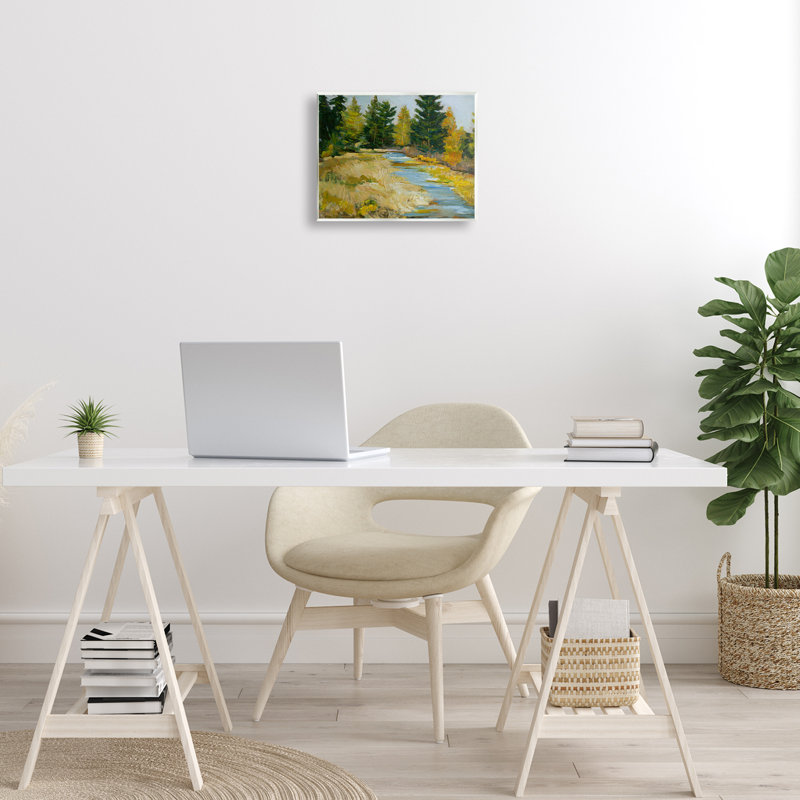 «A Fine Creekside Landscape» par Alexi Fine