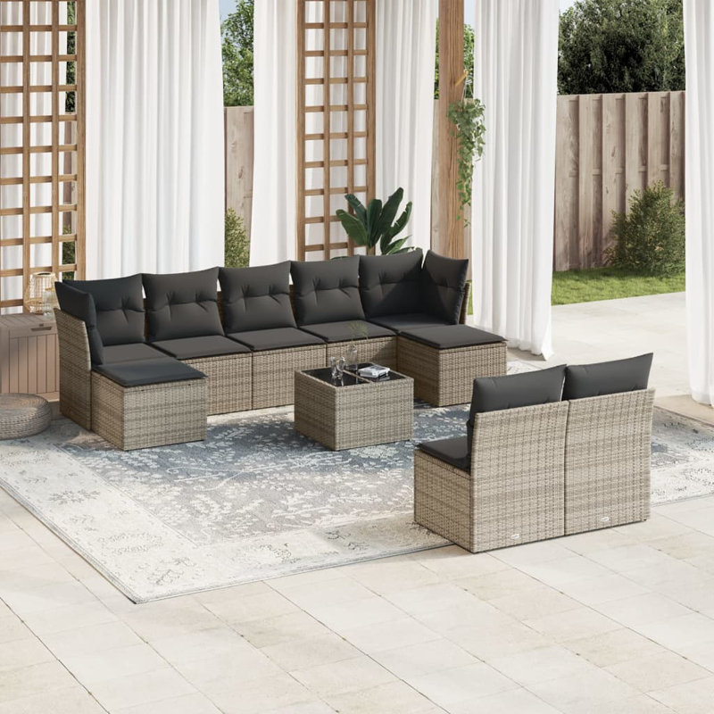 Ensemble de canapé de jardin Vidaxl