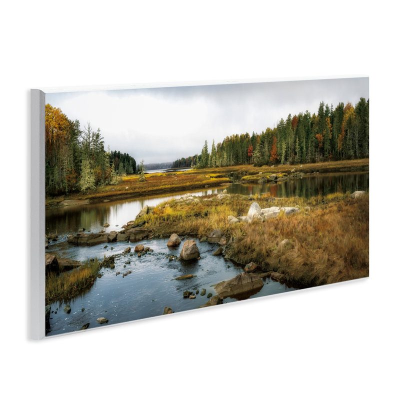 Plaque murale Low River Tide View, par D. Burt