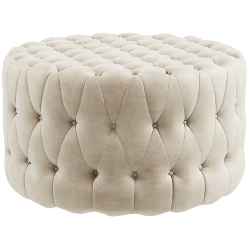 Homcom 31.5" Round Ottoman