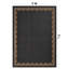 Tapis tissé à plat en jute gris foncé / naturel à bordure festonnée-1916032400-1916032413