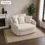 Fauteuil d'appoint en chenille surdimensionné-701439375