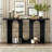 Wooden Kirree with open bootom shelf-604695477