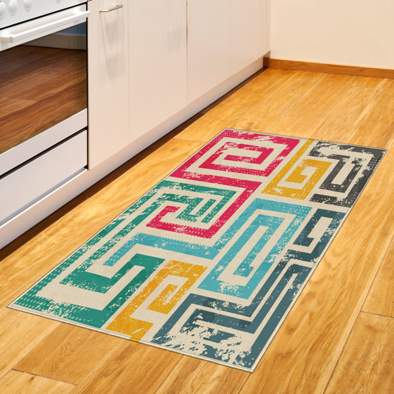 Tapis décoratif Indie High Density, Rectangle 2 pi 7 po x 5 pi