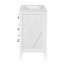 Meuble-lavabo de 30 pouces avec lavabo en céramique, solution de rangement durable et élégante pour les salles de bain modernes-785593669