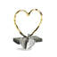 Heart Dreidel Sculpture