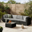 Miacomet Modular PE Rattan Garden Sofa Set and Table for Modern Gardens and Patios (Cover Included)-716815922-759147928