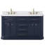 Ensemble de meuble-lavabo double 60 po Bruning Quartz-1577745043-1577745040