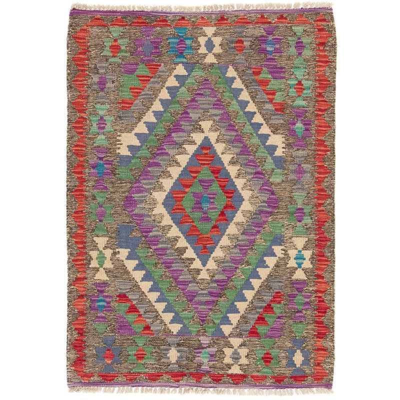 Geometric Hand Woven 82cm X 115cm Area Rug